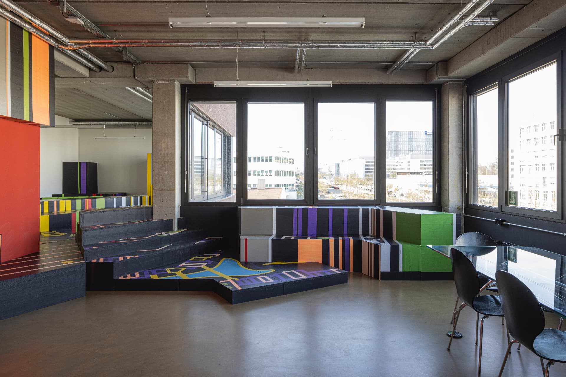 View into the Rehberger Room at the code_n campus